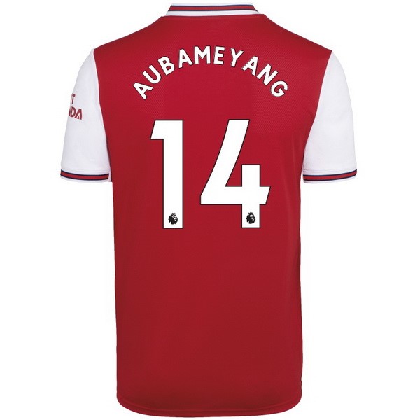 Camiseta Arsenal NO.14 Aubameyang Primera equipación 2019-2020 Rojo